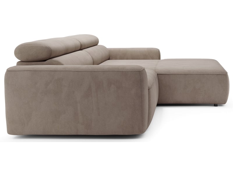 Selsey fando - canapé d'angle - 252 cm - velours beige Fando - Conforama E