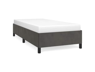 Lit simple 80x200 cm    coloris gris