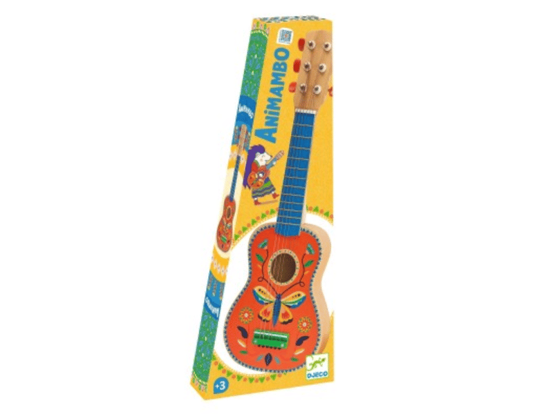  Guitare pm 6 cordes metalliques - animambo - djeco DJ06041 - Conforama A