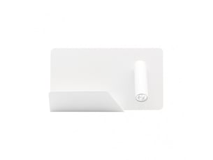 Applique murale fabrilamp miguel angel blanc led intégrée 3 w 150 lm 4000 k 16x28x12 cm