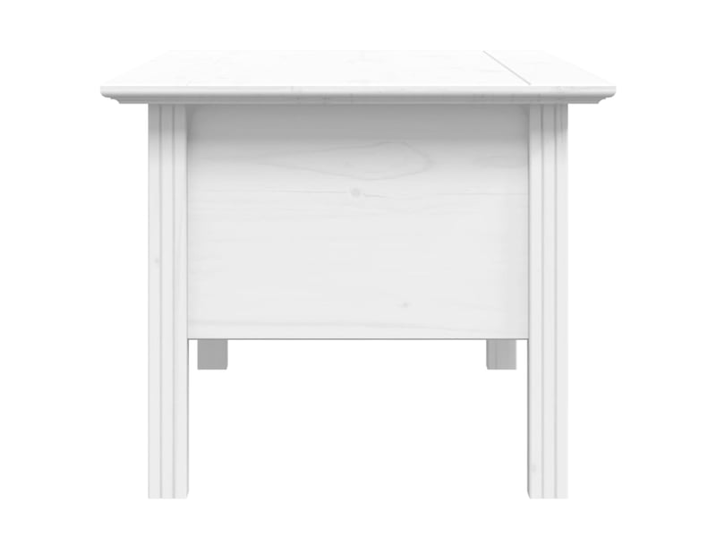  Table basse | table d'appoint salon bodo blanc 100x55x46 cm bois de pin massif  - Conforama E