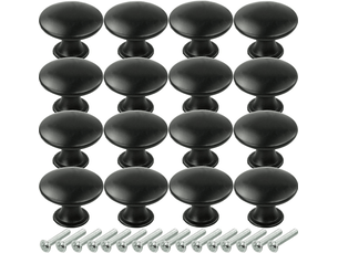 Boutons de meuble - poignée de meuble - noire - bouton de meuble - porte coulissante