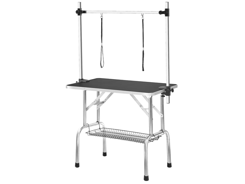 Table pliable pour compagnons avec bras réglable 90 x 60 x 76 cm evryae - Conforama D