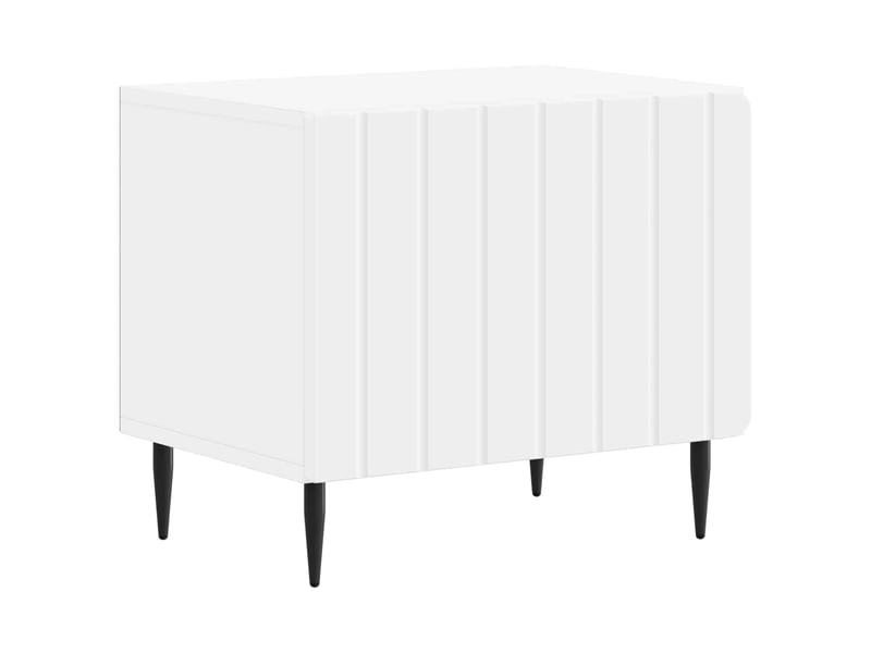  Meuble tv - banc tv - meuble de rangement blanc bois d'ingénierie  - Conforama E