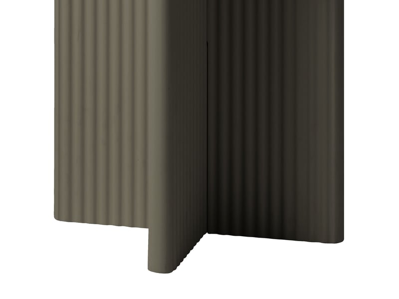  Table d'appoint ronde 50x55 cm vert foncé - asko  - Conforama D