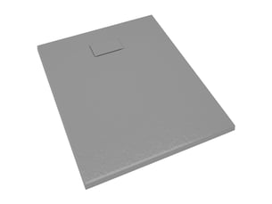 Receveur de douche base de douche bac de douche réceptacle de douche salle de bain toilette salle d’eau maison intérieur smc 100x80 cm gris 02_0001977