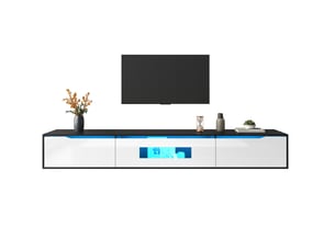 Meuble tv coloris bicolore 180 cm OKWISH  