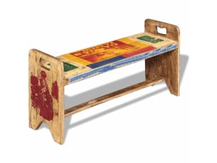 Banc  coloris multicolore <strong></strong> <strong></strong>