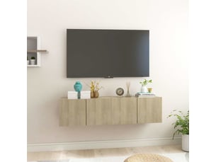 Meuble tv coloris marron 60 cm <strong></strong>  <strong></strong>