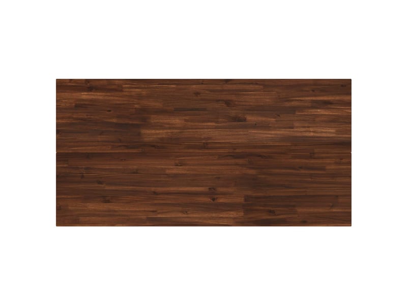 Vidaxl table à manger carrée 160 x 70 x 75 cm bois d'acacia massif - Conforama E