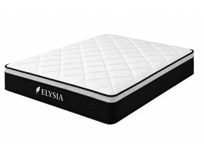  Matelas 180x200 cm - elysia – mousse mémoire de forme – 25 cm – soutien 7 zones – hypoallergénique – ferme &amp; confort équilibré.  - Conforama A