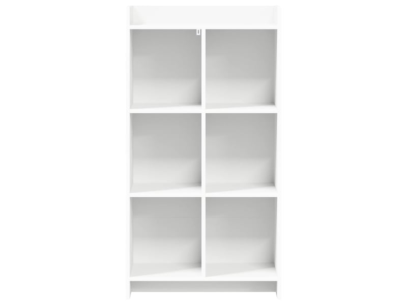  Bibliothèque, armoire à livres blanc 59 x 30 x 111 cm bois d'ingénierie  - Conforama D