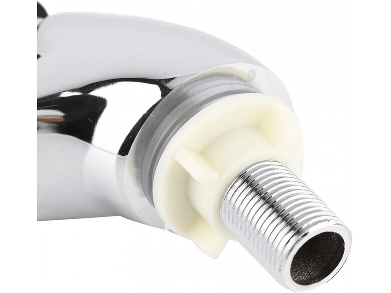  Robinet temporisé lave main lavabo robinet chromé fermeture automatique robinet d'économie d'eau robinet pour cuisine salle de bain lave-main wc  - Conforama C