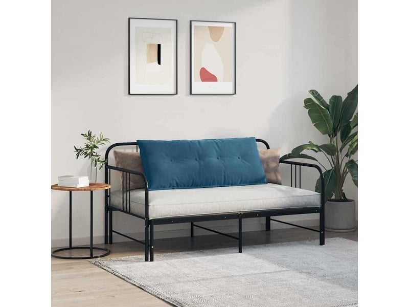  Coussin de dos, coussin de dossier bleu 120 x 50 cm tissu en velours côtelé cf54509  - Conforama D