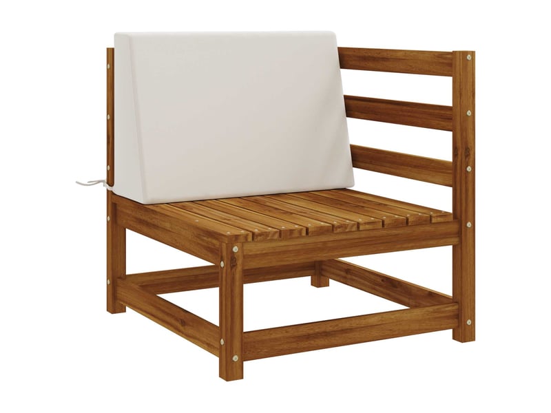 Coussin de dossier, coussin de dos soest 100 % polyester blanc 60 x 20 x 40 cm cf55203 - Conforama C