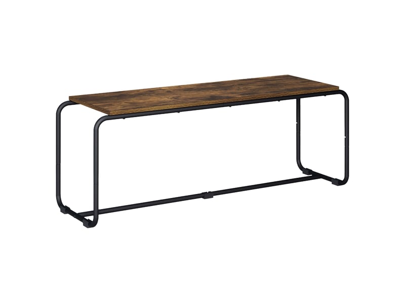  Meuble tv, table tv 113.5x35.5x42 cm chêne fumé bois d'ingénierie  - Conforama A