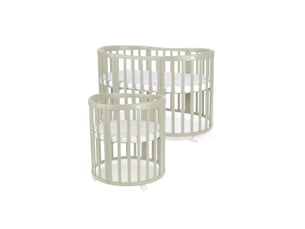 Lit bébé 90x190 cm OWAL-O coloris gris