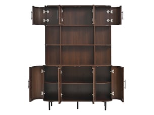 Buffet 8 porte(s)   SWEIKO  - 120 cm coloris bois foncé 