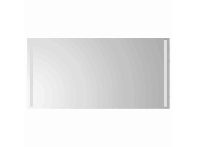  Miroir de salle de bain, miroir de toilette led avec miroir transparent 100 x 60 cm cf62558  - Conforama A