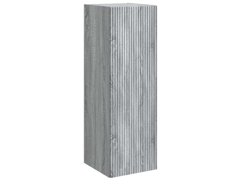  Cabinet salle de bain mural, meuble de rangement sonoma gris 33x34.5x60 cm shl1278  - Conforama A