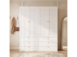Armoire     <strong>SWEIKO</strong> <strong></strong> coloris blanc largeur 180 cm