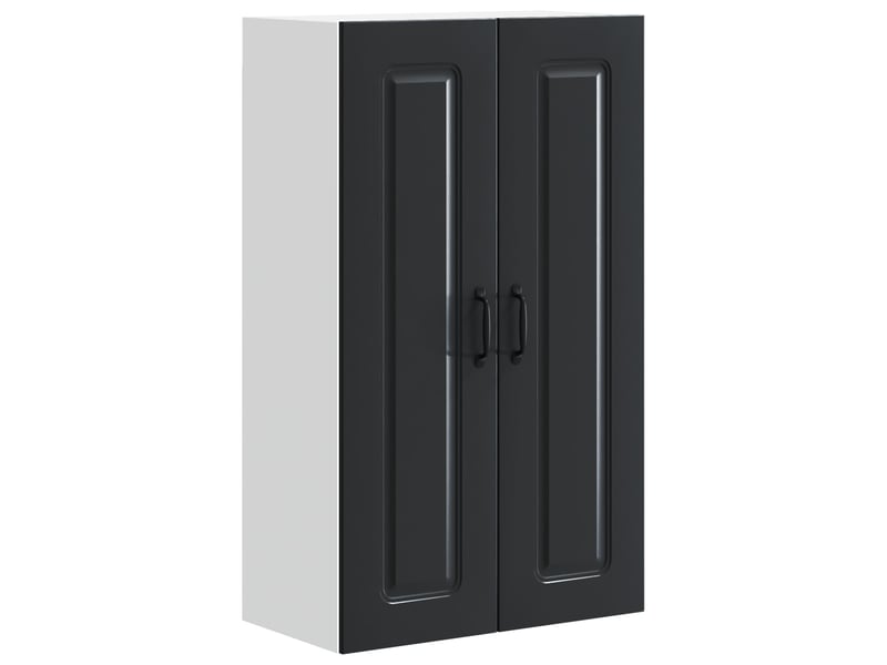  Meuble mural de cuisine | armoire de cuisine noir 60x31x100cm shl4590  - Conforama A