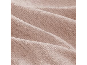 Canapé méridienne, chaise longue, en chenille, rose, version gauche, mobilier pour espace de vie, pour salon et séjour
