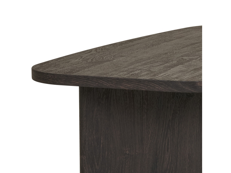Retz-table basse décor brun foncé 50x100 cm  - Conforama C