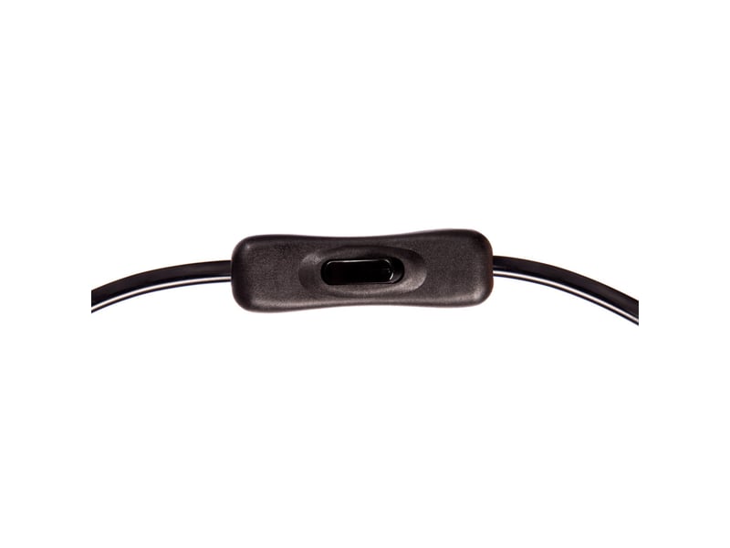  Lampe à poser 3 têtes cantus 45cm noir  - Conforama C
