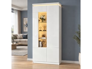 Meuble tv coloris blanc 35 cm MIVRAY