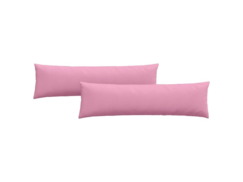  Lot de 2 coussins de canapé, coussins décoratifs tissu rose 145 x 40 cm cf58929  - Conforama A