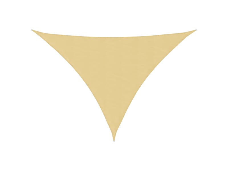 Voile d'ombrage - voile d'ombre - voile parasol sable 4x4x5,8 m 100 % polyester oxford - Conforama A