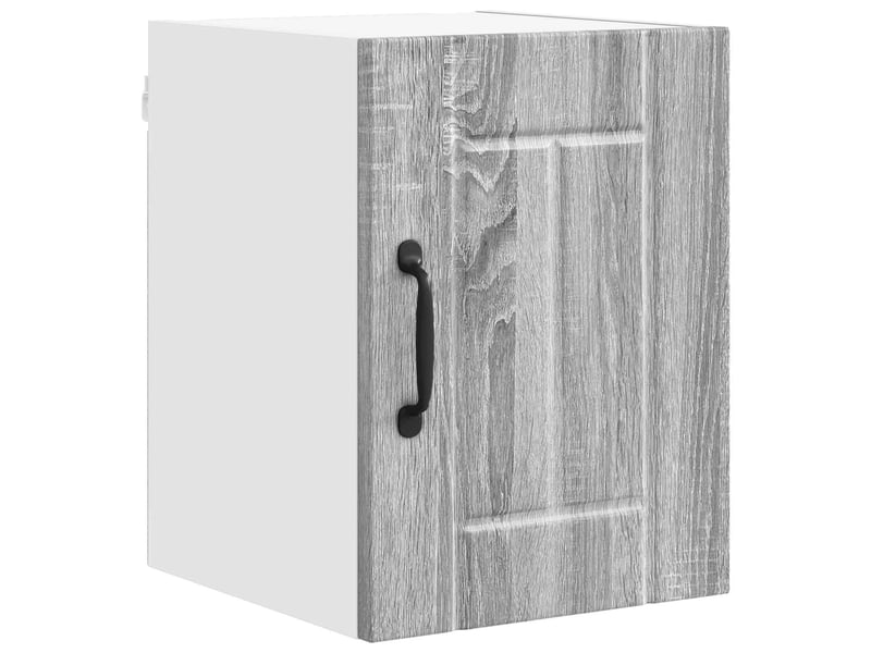 Meuble mural de cuisine | armoire de cuisine 2 pcs sonoma gris bois d'ingénierie shl7760 - Conforama E