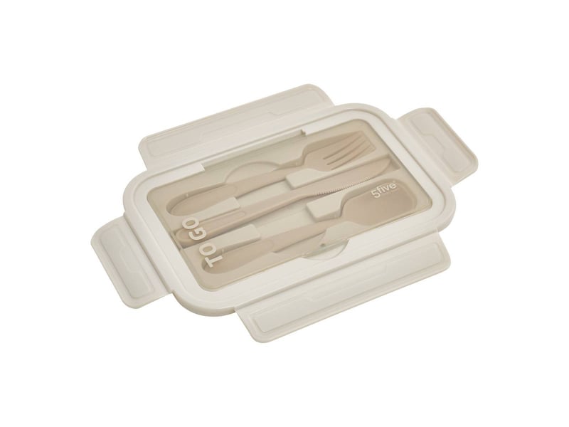  Lunch box rectangulaire 1,2l beige  - Conforama B