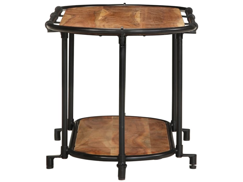  Meuble tv - banc tv - meuble de rangement 100x42x40 cm bois d'acacia massif  - Conforama E