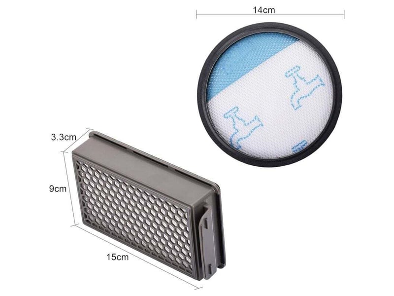  Enowelir filtre hepa pour rowentamoulinextefal compact power cyclonic aspirateurs  - Conforama B