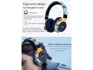 Casque sans fil <strong></strong>  - autonomie 18 h Réducteur de bruit