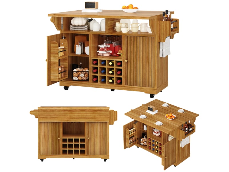 Desserte 2 portes 0 tiroir coloris bois foncé mdf - Conforama A