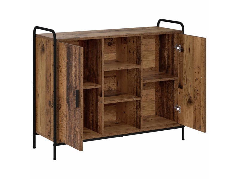  Buffet salon, buffet de rangement bois ancien 97x33x81 cm bois d'ingénierie shl56670  - Conforama C
