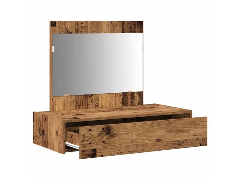  Coiffeuse, table de toilette marron 83x40x70 cm bois d'ingénierie shl47500  - Conforama E