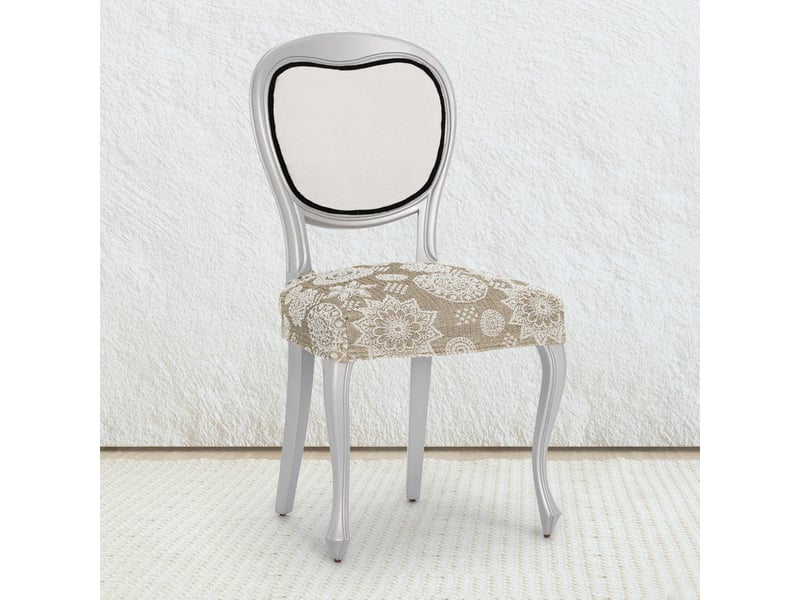Lot de 2 housses de chaise salsa premium c1 sans dossier  - Conforama C