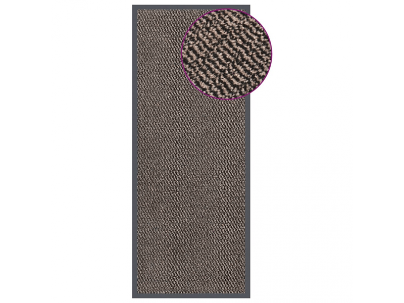  Paillasson à nœuds marron foncé 60x150 cm - comfortxl 326938 - Conforama B