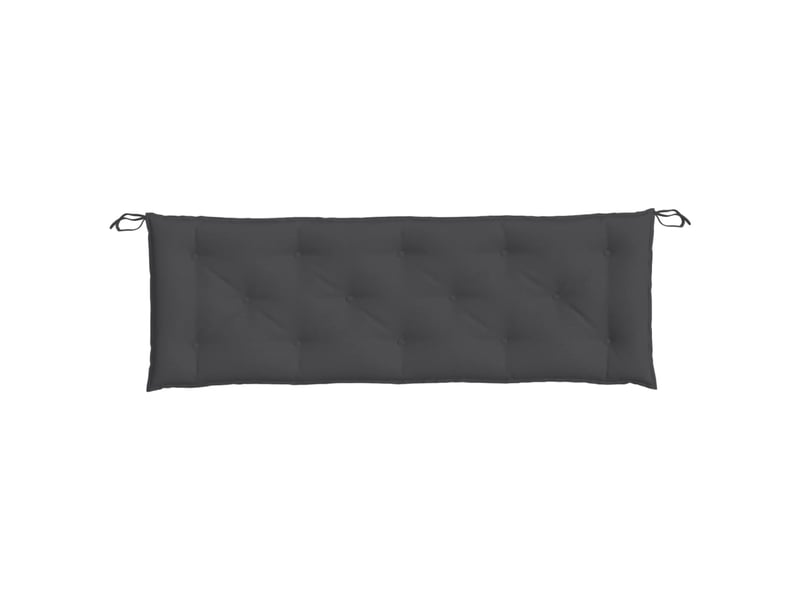  Coussin de banc de jardin, coussin d'assise anthracite mélangé 150x50x7 cm tissu cf52646  - Conforama D