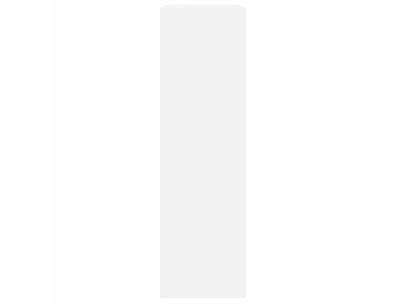  Meuble à chaussure | armoire à chaussure blanc brillant 63x24x81 cm bois ingénierie  - Conforama E