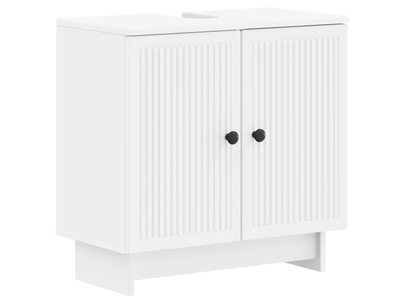  Meuble sous lavabo de salle de bain utrecht blanc cf64921  - Conforama A