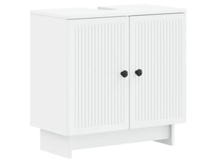 Meuble sous lavabo de salle de bain utrecht blanc cf64921
