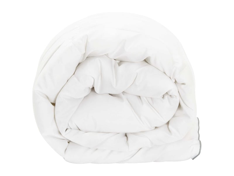  Couette - duvet d'été blanc 140 x 200 cm fibre de bambou  - Conforama E