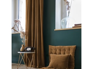 Rideau ajustable 140x270 cm velours de coton camel