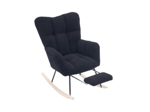 Fauteuil fixe WISHDOR  Tissu noir