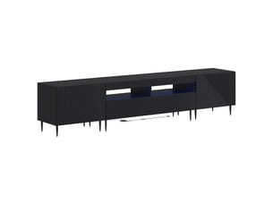Meuble tv coloris noir <strong></strong> <strong></strong>